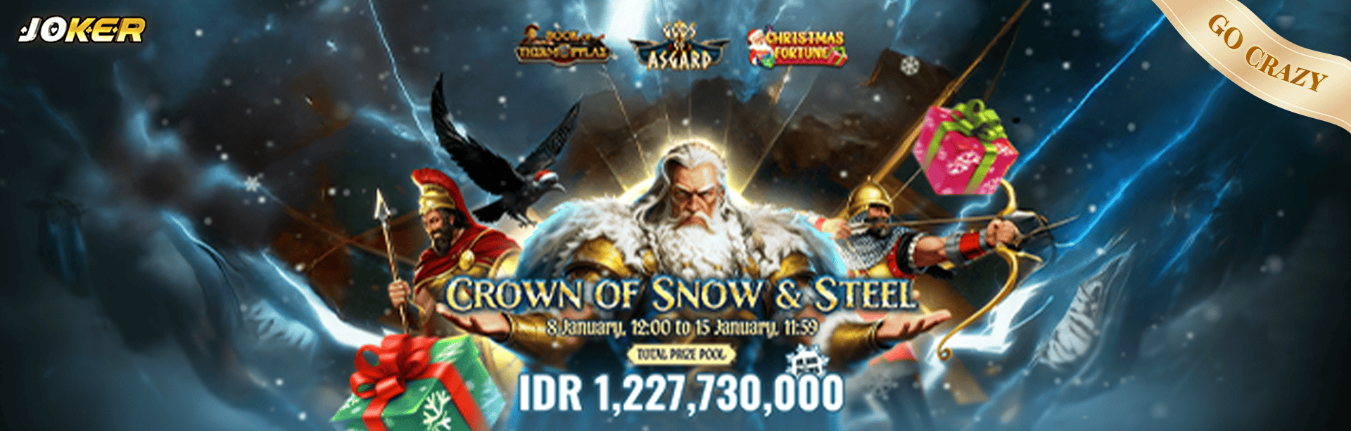 JOKER GAMING: CROWN OF SNOW AND STEEL